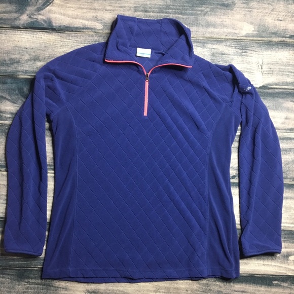 Columbia Jackets & Blazers - Columbia Glacial Fleece III Print Blue Diamond XL